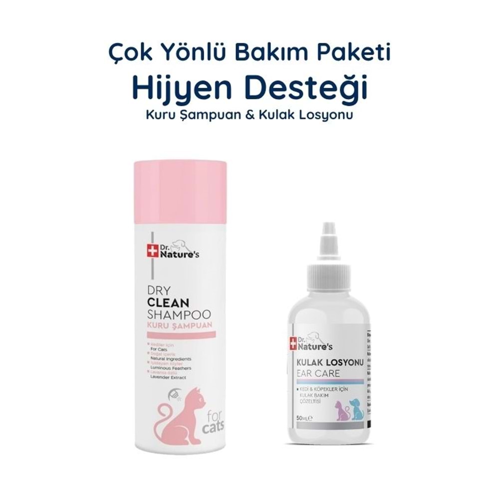 Köpek Kuru Şampuan + Kulak Temizleme Seti – Hijyen ve Temizlik Destek Paketi