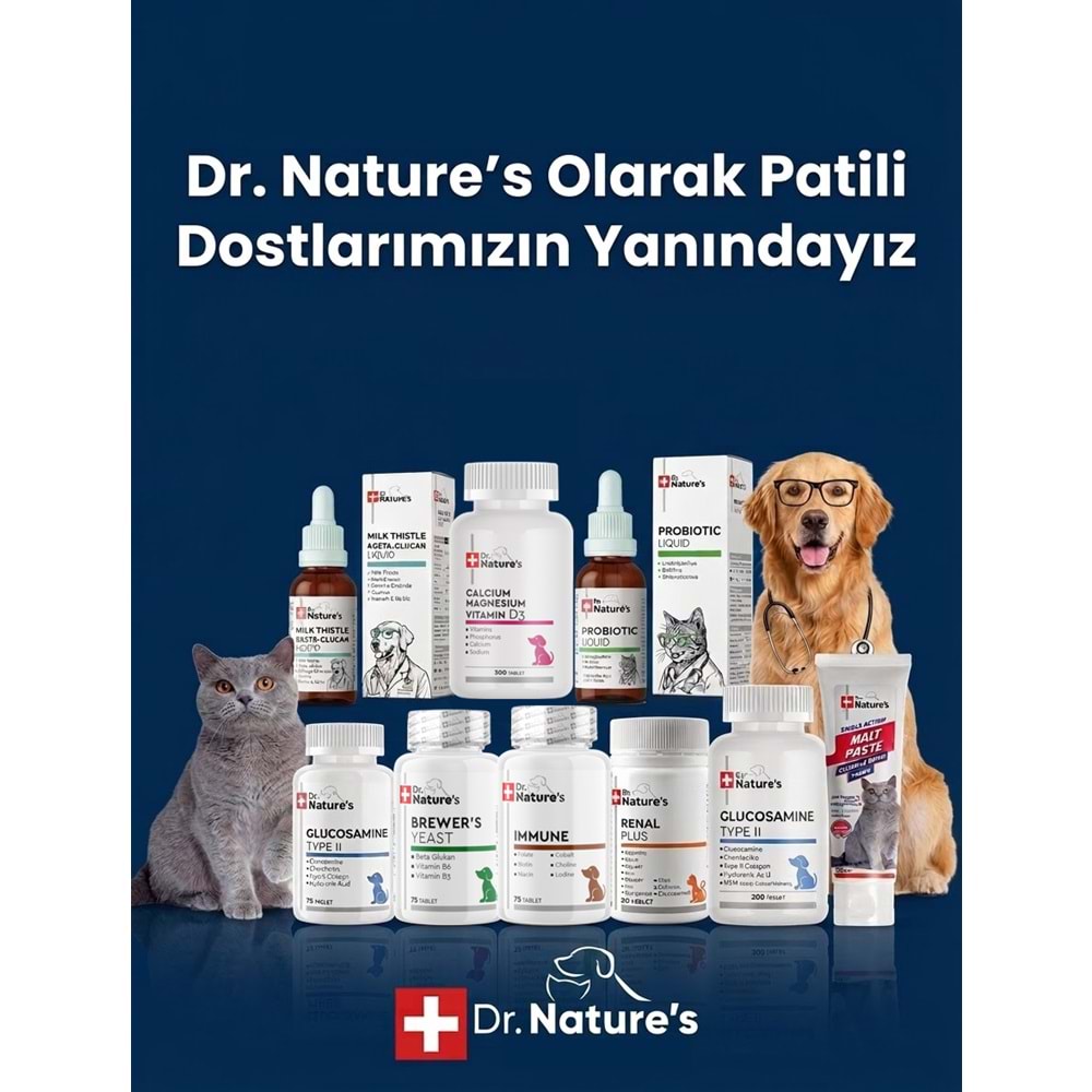 Kedi Tüy Damlası 50 ml – Biotin ve Çinko İçeren Sıvı Deri & Tüy Vitamini