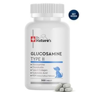 Köpek Glukozamin Tablet 300 Tablet – Eklem Destekleyici MSM Kondroitin İçeren Hareket ve Kıkırdak Desteği