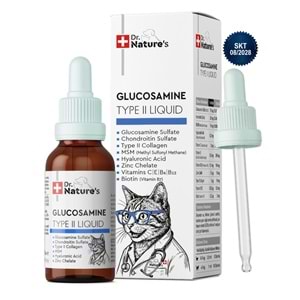 Kedi Eklem Damlası 50 ml – Sıvı Glukozamin, Kolajen ve MSM İçeren Destek ( Kediler için Eklem sağlığı)