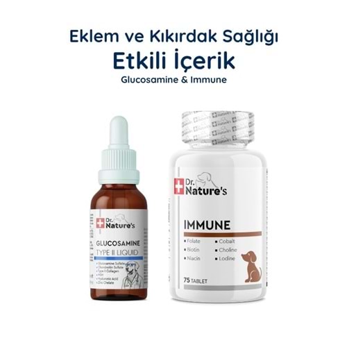 Köpek Glukozamin Damla + Immune Multivitamin Seti – Eklem ve Bağışıklık Destek Paketi