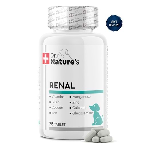 Köpek Renal Destek 75 Tablet – Böbrek Sağlığı Destekleyici Günlük Kullanım