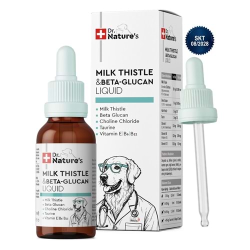 Köpek Milk Thistle ( Devedikeni) Damla 50 ml – Silymarin ve Beta Glukan İçeren Günlük Karaciğer Bakım Desteği