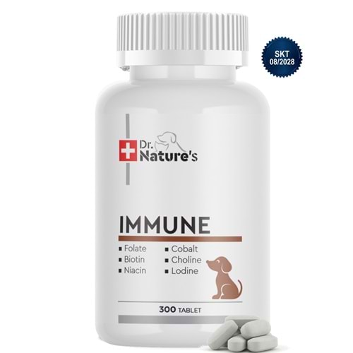 Köpek Multivitamin Immune 300 Tablet – Bağışıklık Sistemi Destekleyici Destek