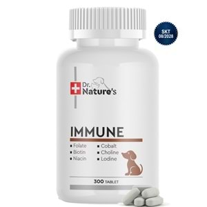 Köpek Multivitamin Immune 300 Tablet – Bağışıklık Sistemi Destekleyici Destek